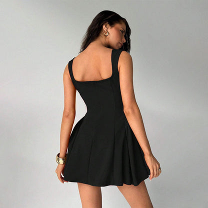 Off-Shoulder A-Line Mini Dress